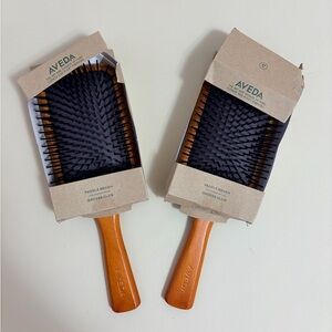 AVEDA Wooden Paddle Brush with Black Bristles